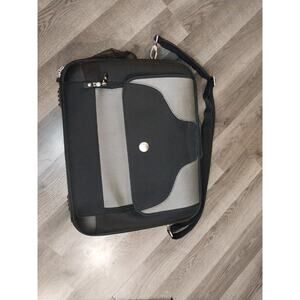 Dell Laptop Notebook Padded Carrying Case Shoulder Messenger Bag Black Nylon